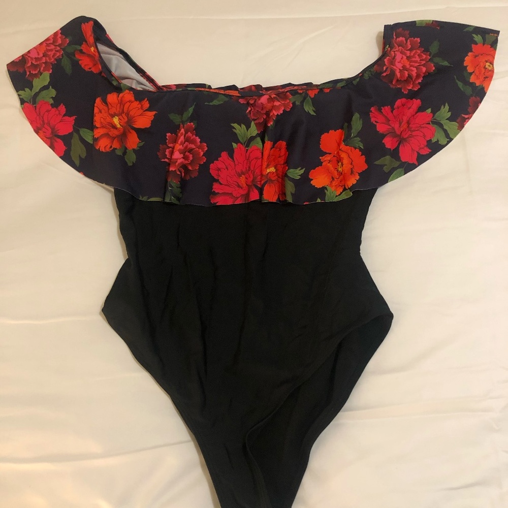 Bardot Printed Swimsuit